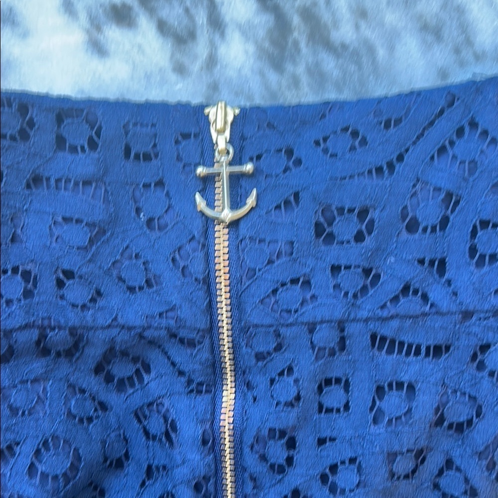 Lilly Pulitzer Deep Blue Karina Lace Dress | 6 - Picture 5 of 5